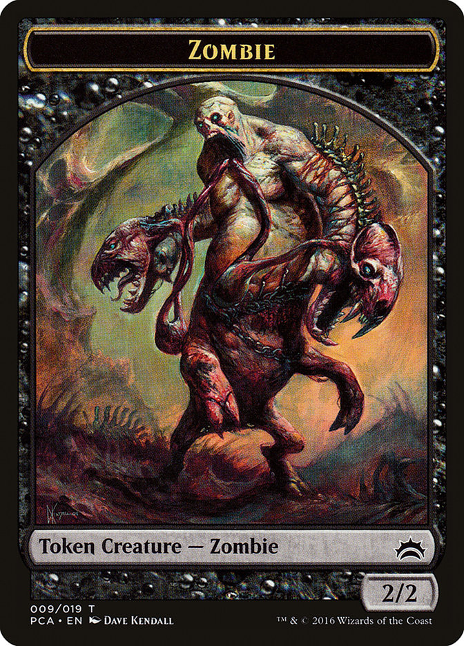 Zombie // Hellion Double-Sided Token [Planechase Anthology Tokens] - Magic: The Gathering - Card Brawlers | Quebec | Canada |