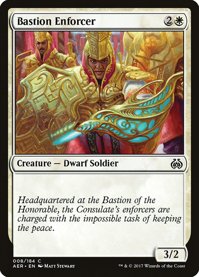 Bastion Enforcer [Aether Revolt] - Magic: The Gathering - Card Brawlers | Quebec | Canada |