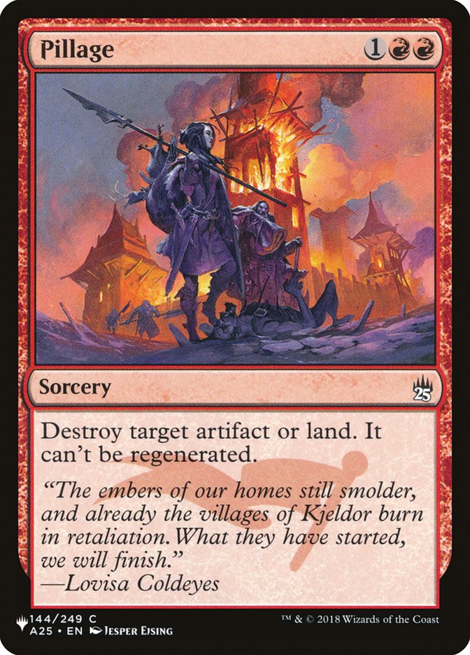 Pillage [The List] - Magic: The Gathering - Card Brawlers | Quebec | Canada |