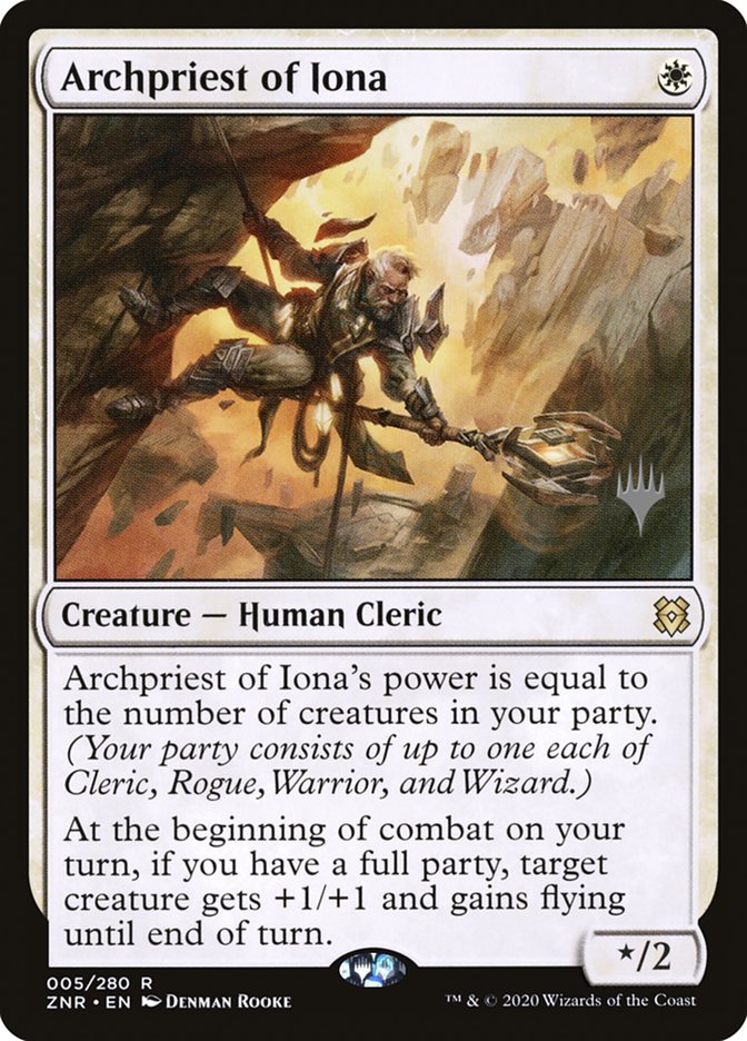 Archpriest of Iona (Promo Pack) [Zendikar Rising Promos] - Magic: The Gathering - Card Brawlers | Quebec | Canada |