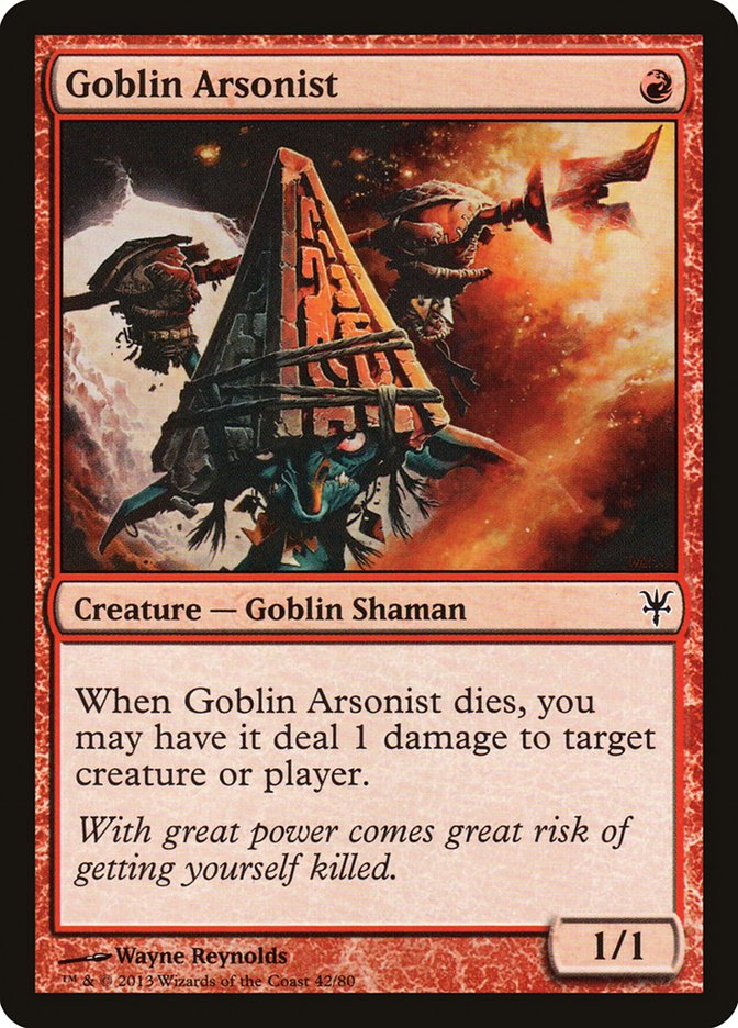 Goblin Arsonist [Duel Decks: Sorin vs. Tibalt] - Magic: The Gathering - Card Brawlers | Quebec | Canada |
