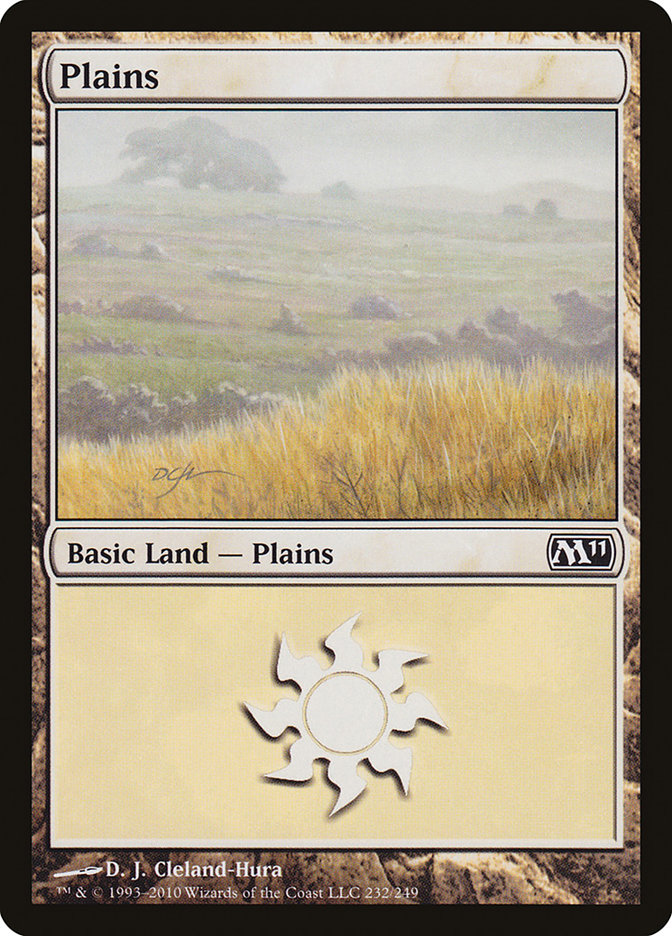 Plains (232) [Magic 2011] - Magic: The Gathering - Card Brawlers | Quebec | Canada |
