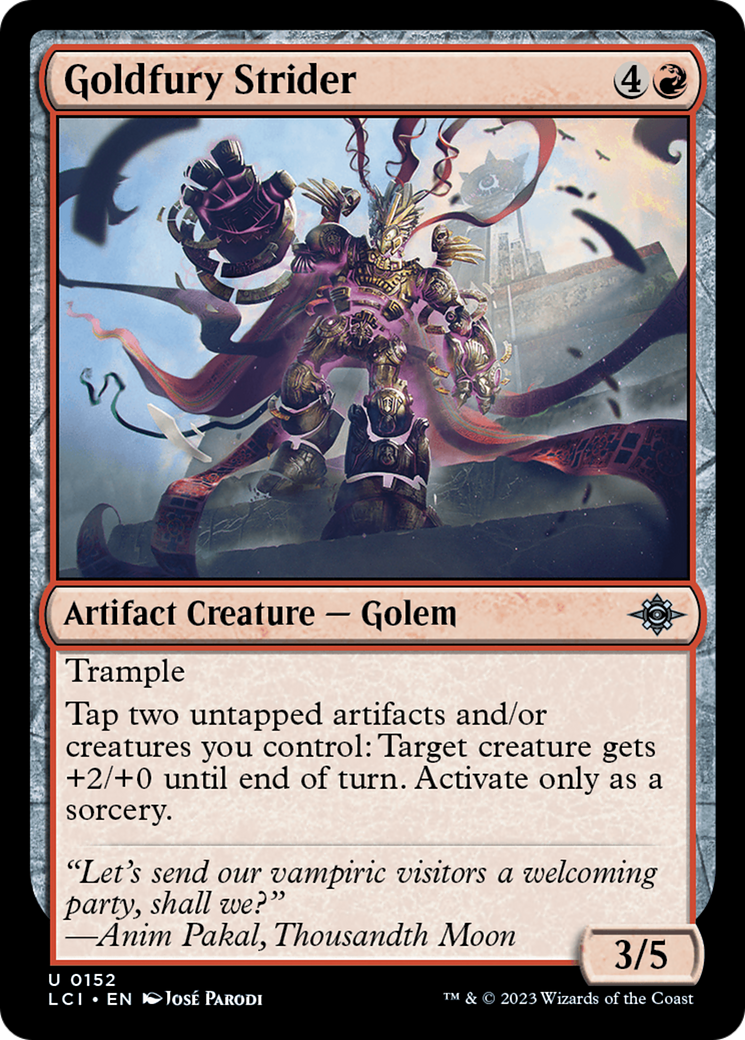 Goldfury Strider [The Lost Caverns of Ixalan] - Magic: The Gathering - Card Brawlers | Quebec | Canada |