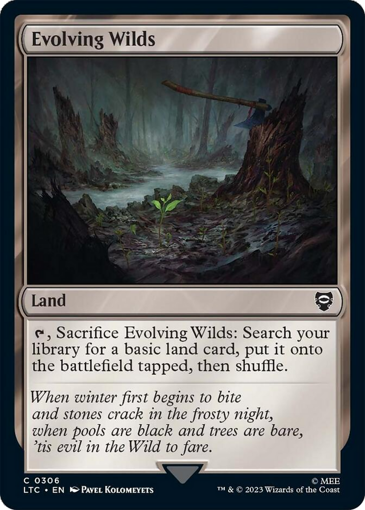 Evolving Wilds [The Lord of the Rings: Tales of Middle-Earth Commander] - Magic: The Gathering - Card Brawlers | Quebec | Canada |
