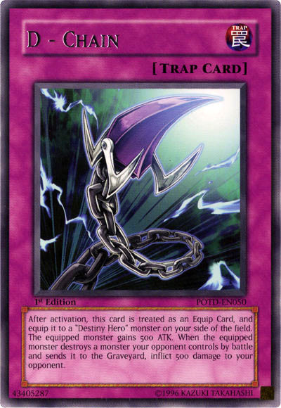 D - Chain [POTD-EN050] Rare - Yu-Gi-Oh! - Card Brawlers | Quebec | Canada |
