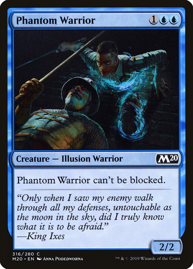 Phantom Warrior [Core Set 2020] - Magic: The Gathering - Card Brawlers | Quebec | Canada |