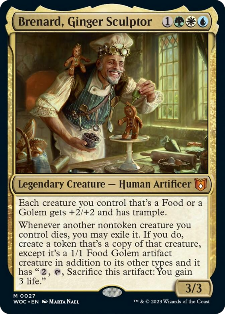 Brenard, Ginger Sculptor [Wilds of Eldraine Commander] - Magic: The Gathering - Card Brawlers | Quebec | Canada |