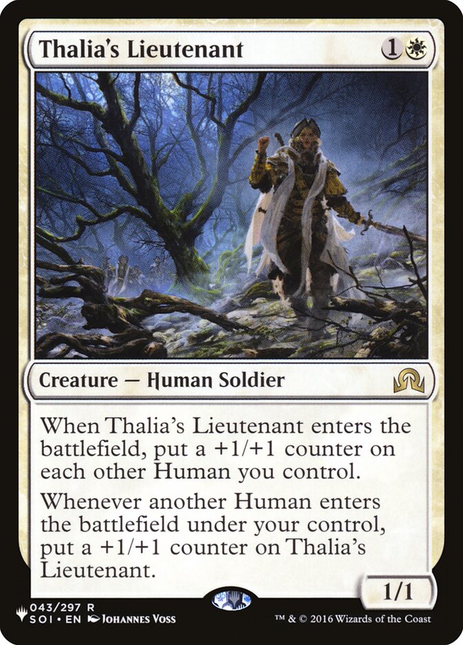 Thalia's Lieutenant [The List] - Magic: The Gathering - Card Brawlers | Quebec | Canada |