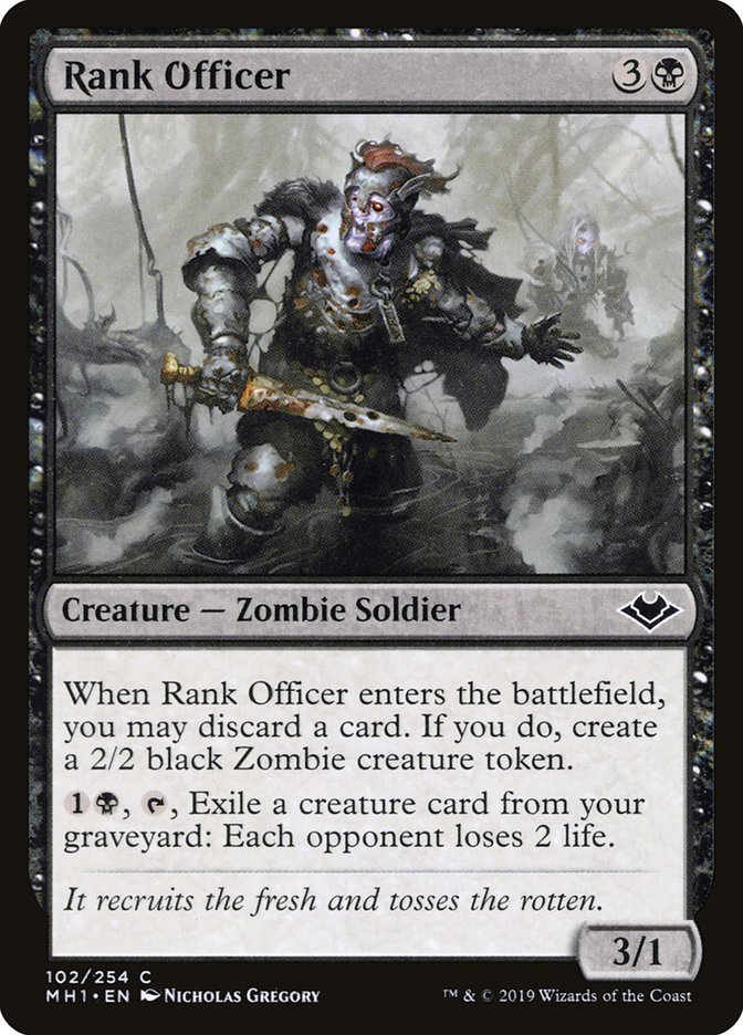 Rank Officer [Modern Horizons] - Magic: The Gathering - Card Brawlers | Quebec | Canada |