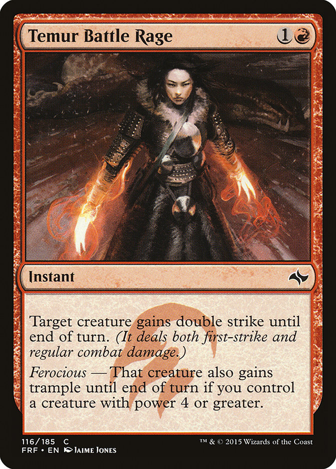 Temur Battle Rage [Fate Reforged] - Magic: The Gathering - Card Brawlers | Quebec | Canada |