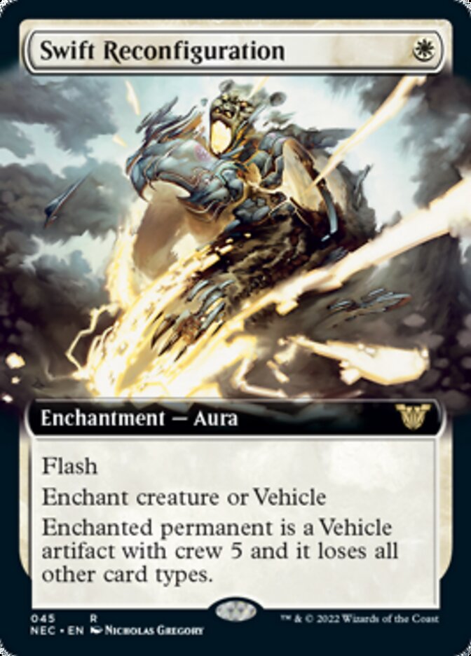 Swift Reconfiguration (Extended Art) [Kamigawa: Neon Dynasty Commander] - Magic: The Gathering - Card Brawlers | Quebec | Canada |