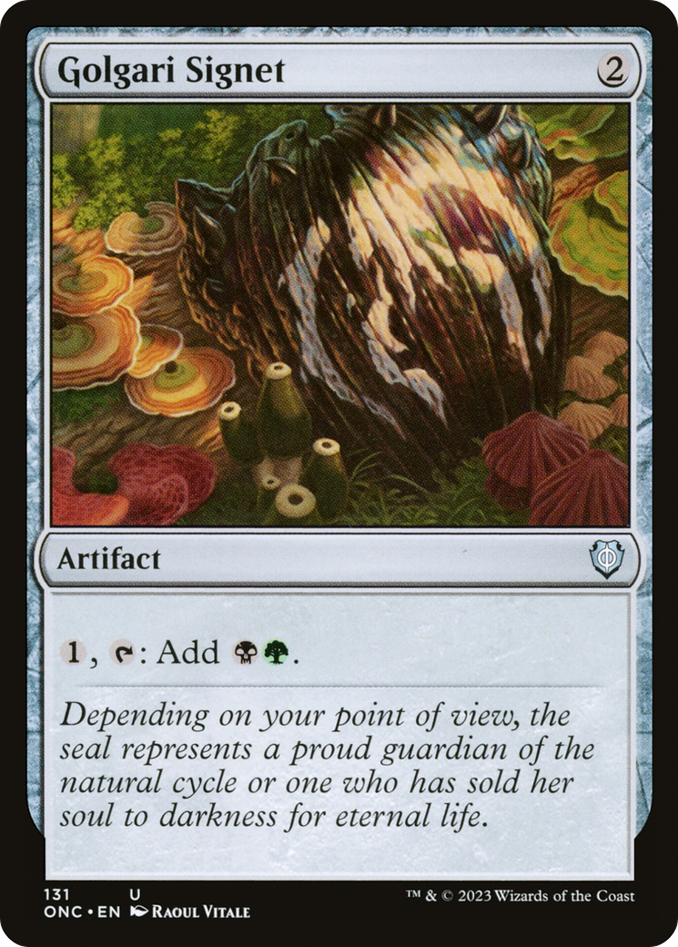 Golgari Signet [Phyrexia: All Will Be One Commander] - Magic: The Gathering - Card Brawlers | Quebec | Canada |