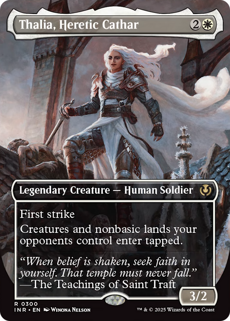 Thalia, Heretic Cathar (borderless) [Innistrad Remastered] - Magic: The Gathering - Card Brawlers | Quebec | Canada |