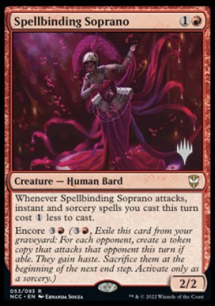 Spellbinding Soprano (Promo Pack) [Streets of New Capenna Commander Promos] - Magic: The Gathering - Card Brawlers | Quebec | Canada |