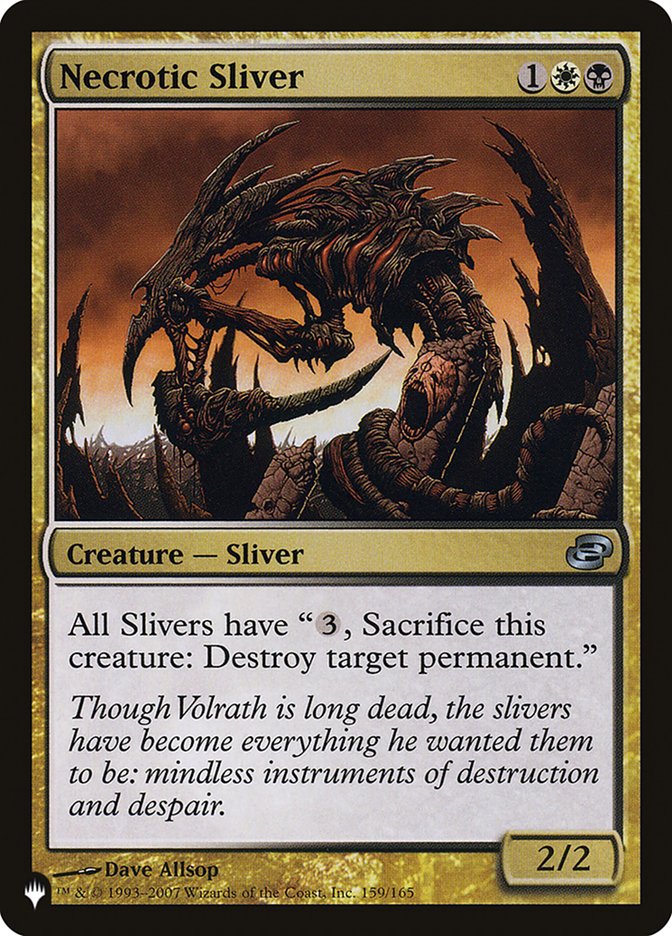 Necrotic Sliver [The List] - Magic: The Gathering - Card Brawlers | Quebec | Canada |