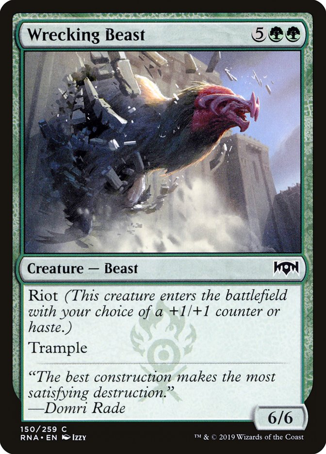 Wrecking Beast [Ravnica Allegiance] - Magic: The Gathering - Card Brawlers | Quebec | Canada |