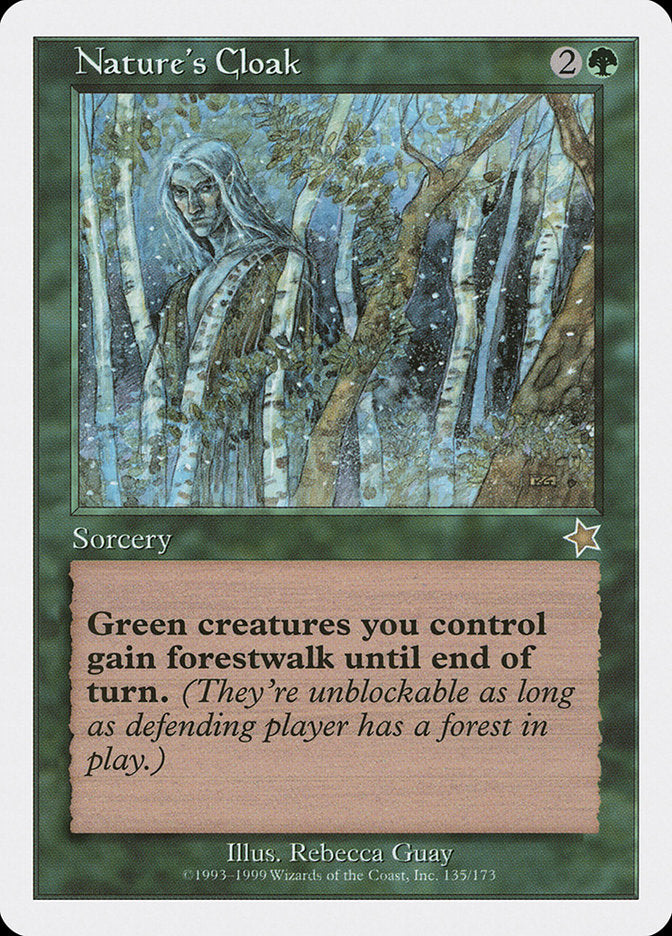 Nature's Cloak [Starter 1999] - Magic: The Gathering - Card Brawlers | Quebec | Canada |