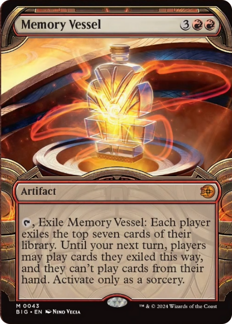 Memory Vessel (Showcase) [Outlaws of Thunder Junction: The Big Score] - Magic: The Gathering - Card Brawlers | Quebec | Canada |