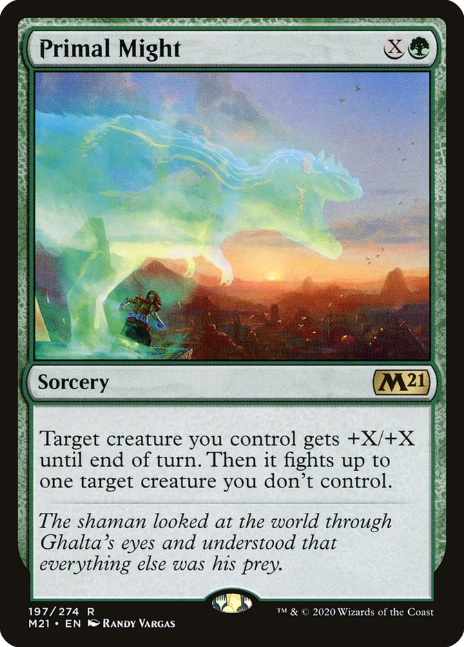 Primal Might [Core Set 2021] - Magic: The Gathering - Card Brawlers | Quebec | Canada |