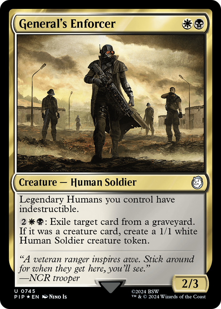 General's Enforcer (Surge Foil) [Fallout] - Magic: The Gathering - Card Brawlers | Quebec | Canada |