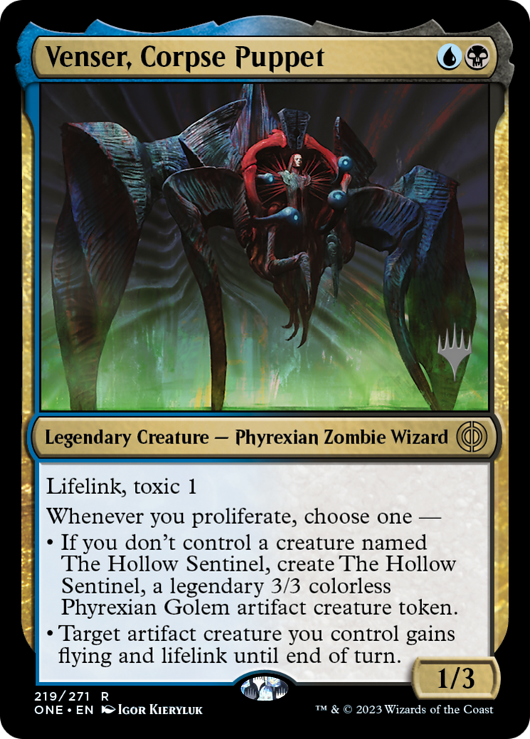 Venser, Corpse Puppet (Promo Pack) [Phyrexia: All Will Be One Promos] - Magic: The Gathering - Card Brawlers | Quebec | Canada |