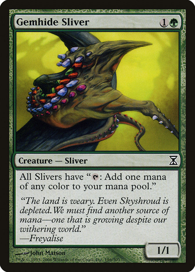 Gemhide Sliver [Time Spiral] - Magic: The Gathering - Card Brawlers | Quebec | Canada |