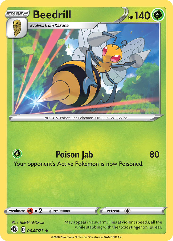 Beedrill (004/073) [Sword & Shield: Champion's Path] - Pokémon - Card Brawlers | Quebec | Canada |