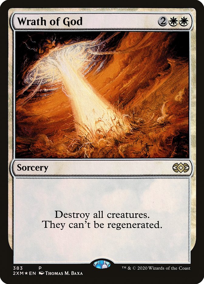 Wrath of God (383) [Double Masters Promos] - Magic: The Gathering - Card Brawlers | Quebec | Canada |
