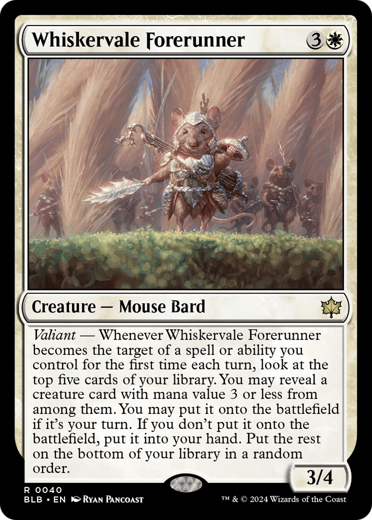 Whiskervale Forerunner [Bloomburrow] - Magic: The Gathering - Card Brawlers | Quebec | Canada |