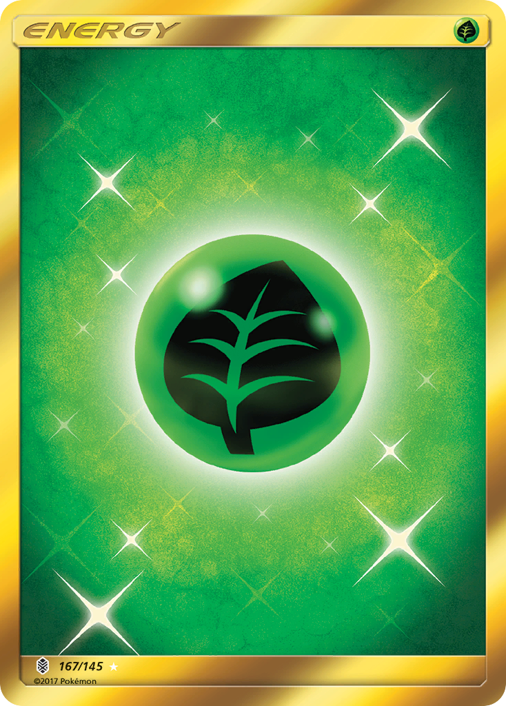 Grass Energy (167/145) [Sun & Moon: Guardians Rising] - Pokémon - Card Brawlers | Quebec | Canada |