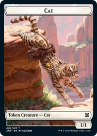Cat // Goblin Construct Double-Sided Token [Zendikar Rising Tokens] - Magic: The Gathering - Card Brawlers | Quebec | Canada |