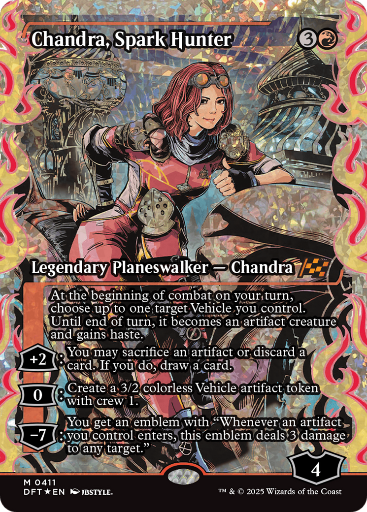 Chandra, Spark Hunter (Showcase) (Fracture Foil) [Aetherdrift] - Magic: The Gathering - Card Brawlers | Quebec | Canada |