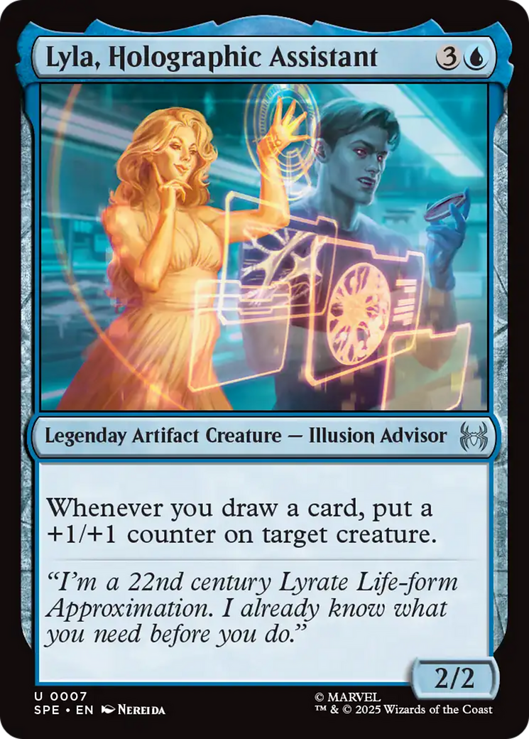 Lyla, Holographic Assistant [Marvel's Spider-Man: Eternal-Legal] - Magic: The Gathering - Card Brawlers | Quebec | Canada |