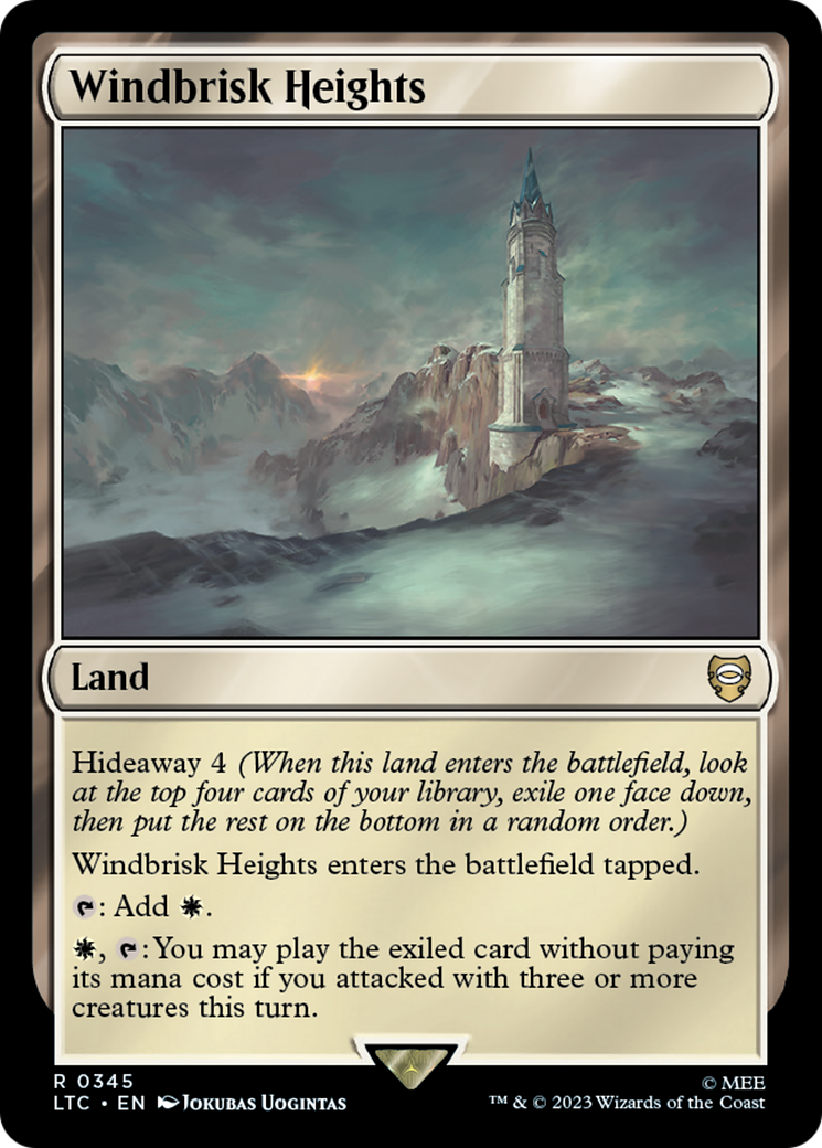 Windbrisk Heights [The Lord of the Rings: Tales of Middle-Earth Commander] - Magic: The Gathering - Card Brawlers | Quebec | Canada |