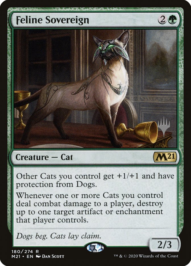 Feline Sovereign (Promo Pack) [Core Set 2021 Promos] - Magic: The Gathering - Card Brawlers | Quebec | Canada |