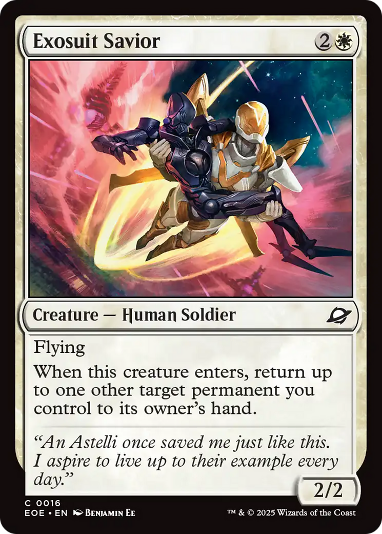 Exosuit Savior [Edge of Eternities] - Magic: The Gathering - Card Brawlers | Quebec | Canada |