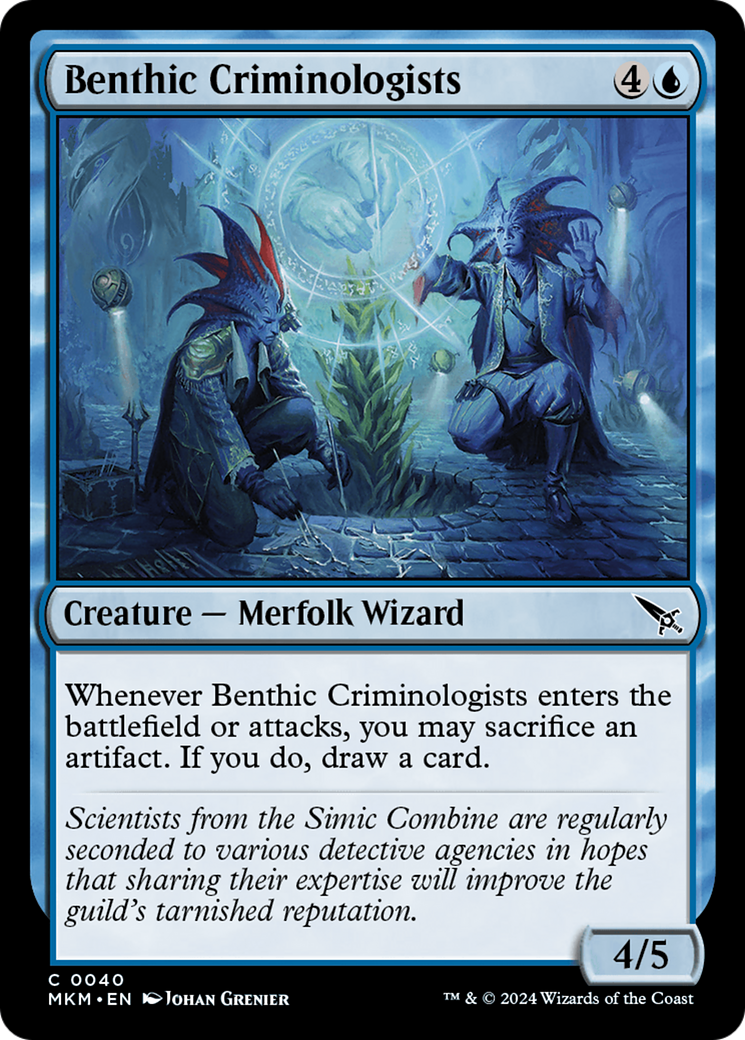 Benthic Criminologists [Murders at Karlov Manor] - Magic: The Gathering - Card Brawlers | Quebec | Canada |