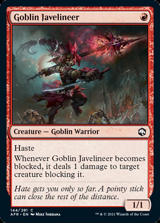 Goblin Javelineer [Dungeons & Dragons: Adventures in the Forgotten Realms] - Magic: The Gathering - Card Brawlers | Quebec | Canada |