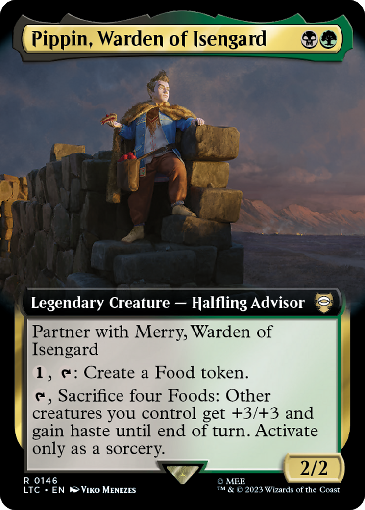Pippin, Warden of Isengard (Extended Art) [The Lord of the Rings: Tales of Middle-Earth Commander] - Magic: The Gathering - Card Brawlers | Quebec | Canada |