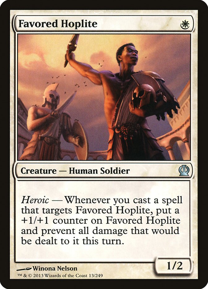 Favored Hoplite [Theros] - Magic: The Gathering - Card Brawlers | Quebec | Canada |