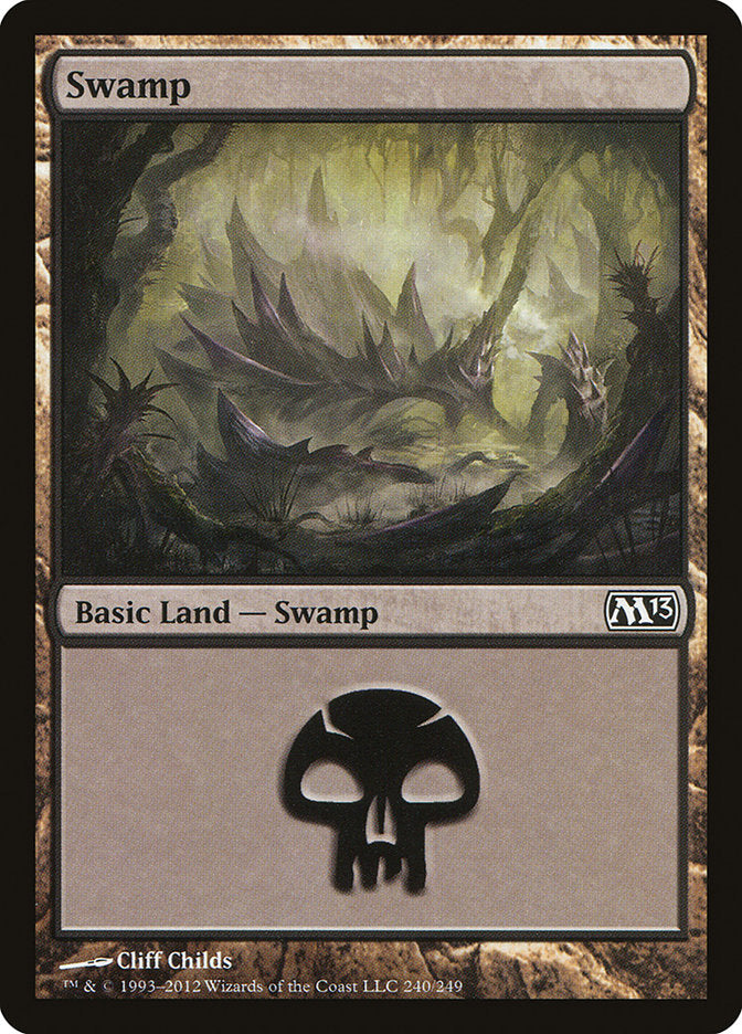 Swamp (240) [Magic 2013] - Magic: The Gathering - Card Brawlers | Quebec | Canada |