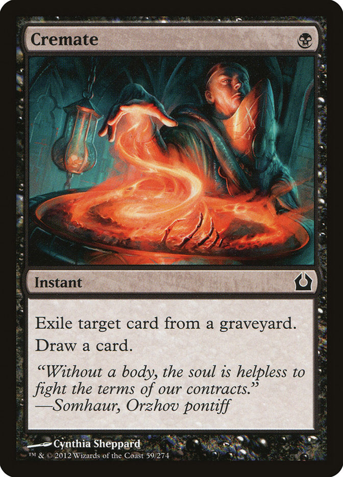 Cremate [Return to Ravnica] - Magic: The Gathering - Card Brawlers | Quebec | Canada |