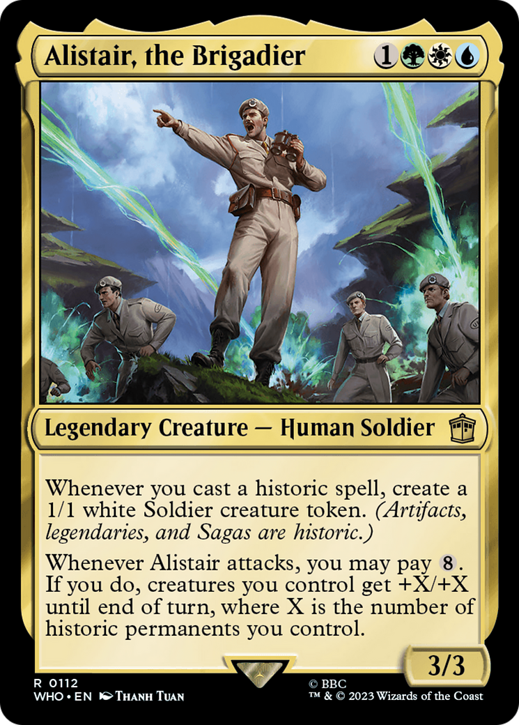 Alistair, the Brigadier [Doctor Who] - Magic: The Gathering - Card Brawlers | Quebec | Canada |