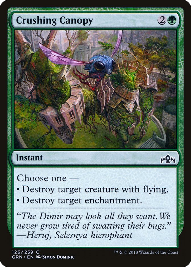 Crushing Canopy [Guilds of Ravnica] - Magic: The Gathering - Card Brawlers | Quebec | Canada |