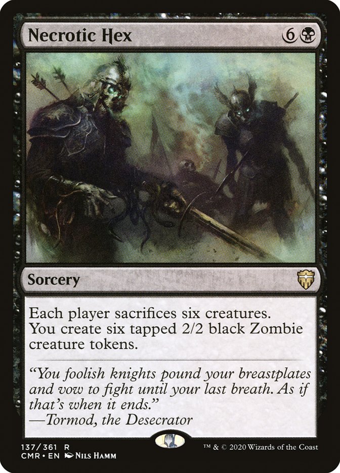 Necrotic Hex [Commander Legends] - Magic: The Gathering - Card Brawlers | Quebec | Canada |