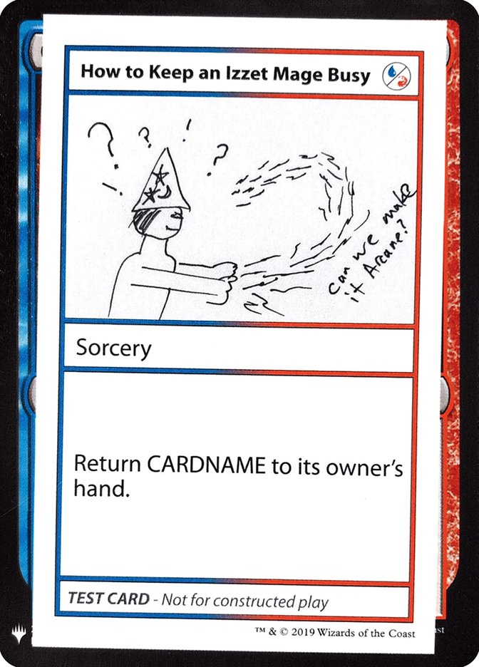 How to Keep an Izzet Mage Busy [Mystery Booster Playtest Cards] - Magic: The Gathering - Card Brawlers | Quebec | Canada |