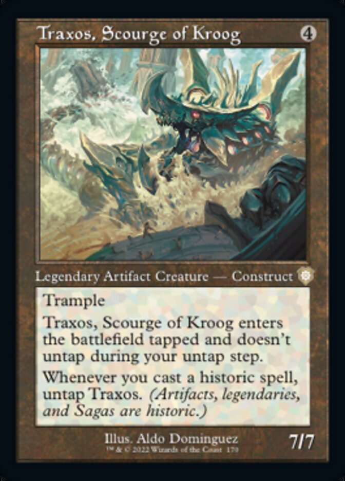 Traxos, Scourge of Kroog (Retro) [The Brothers' War Commander] - Magic: The Gathering - Card Brawlers | Quebec | Canada |