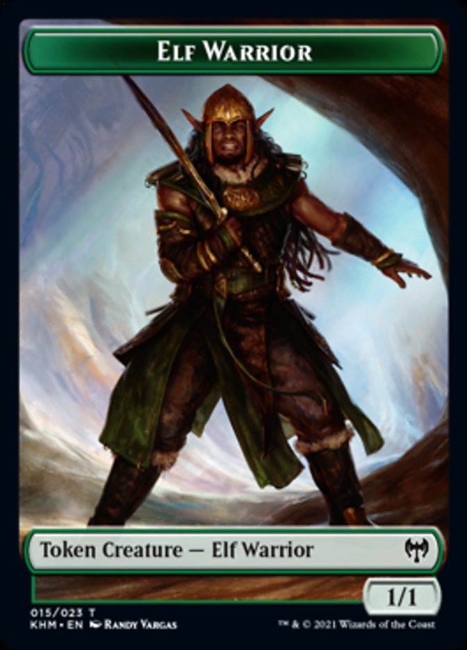 Elf Warrior Token [Kaldheim Tokens] - Magic: The Gathering - Card Brawlers | Quebec | Canada |