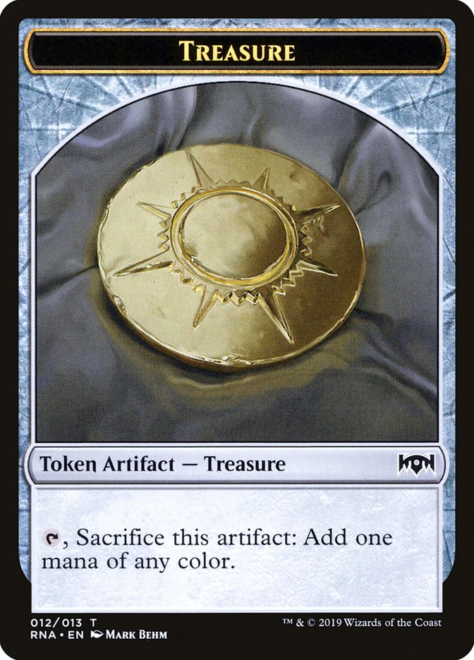 Cleric // Treasure Double-Sided Token [Ravnica Allegiance Guild Kit Tokens] - Magic: The Gathering - Card Brawlers | Quebec | Canada |