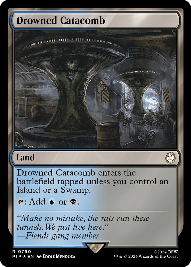 Drowned Catacomb (Surge Foil) [Fallout] - Magic: The Gathering - Card Brawlers | Quebec | Canada |